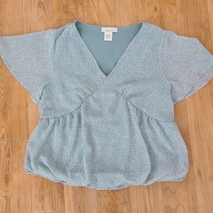 Sage green blouse